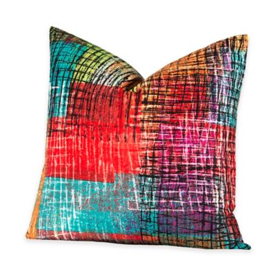 Crayola Playful Plush Decorative Toss Pillow Scarlet 16 x 16 