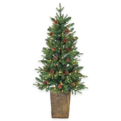 Pre Lit Potted Christmas Trees | Bed Bath & Beyond