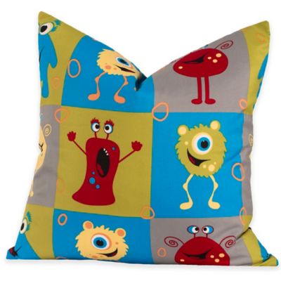Crayola&reg; Monster Friends European Pillow Sham in Blue