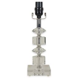 Mix & Match Small Lamp Collection with Acrylic Stacked Lamp Base in Clear