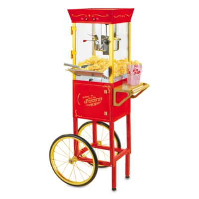 old style popcorn machine