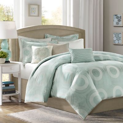 Madison Park Baxter Duvet Cover Set In Blue Bed Bath Beyond