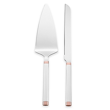 kate spade new york Rosy Glow&trade; 2-Piece Cake Knife and Server Set. View a larger version of this product image.