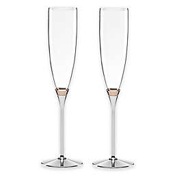 kate spade new york Rosy Glow™ Toasting Flutes (Set of 2)