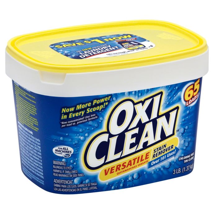 Oxiclean 48 Oz Versatile Stain Remover Powder Bed Bath Beyond