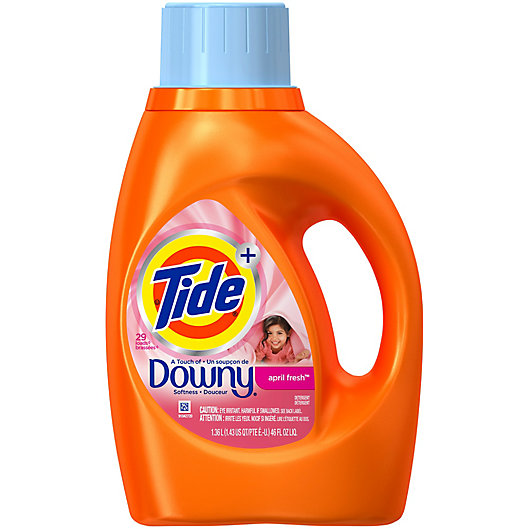 Alternate image 1 for Tide® April Fresh® 46 oz. 2X Liquid Laundry Detergent With Touch of Downy®