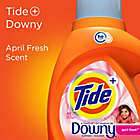 Alternate image 6 for Tide&reg; April Fresh&reg; 46 oz. 2X Liquid Laundry Detergent With Touch of Downy&reg;
