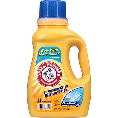 Arm and Hammer&trade; 50 oz. Liquid Laundry Detergent in Clean Burst. View a larger version of this product image.
