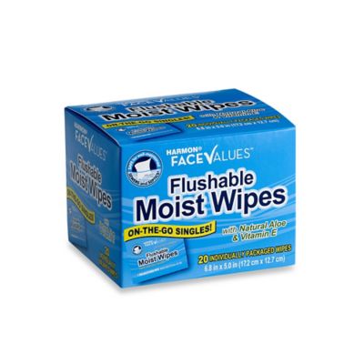 Harmon&reg; Face Values&trade; 20-Count Flushable Moist Wipes Individually Packaged