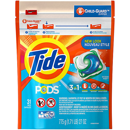 Alternate image 1 for Tide® PODS 31-Count Laundry Detergent in Ocean Mist