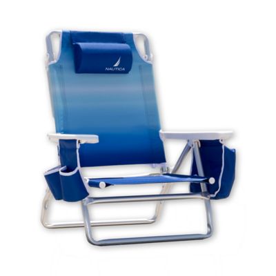nautica 5 position beach chair