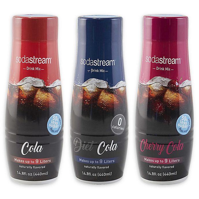 Alternate image 1 for sodastream® Flavored Sparkling Drink Mixes