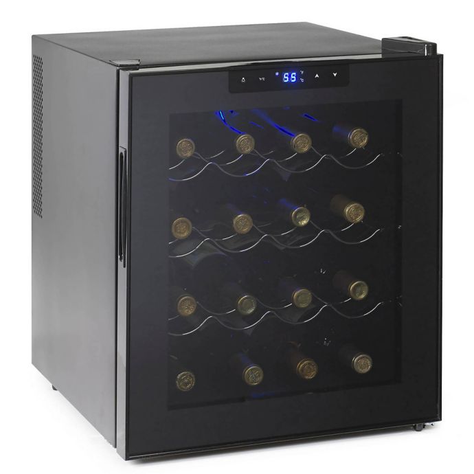 Wine Enthusiast® Silent 16Bottle SingleZone Wine Cooler in Black Bed Bath & Beyond