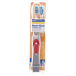 Core Values™ Power Clean Toothbrush with 2 Heads