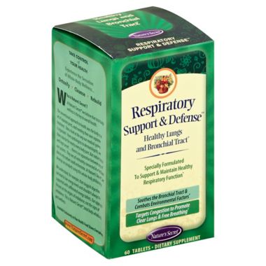 Irwin Naturals&reg; 60-Count Nature's Secret Respiratory Support &amp; Defense Tablets. View a larger version of this product image.