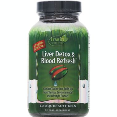 Irwin Naturals&reg; 60-Count Liver Detox &amp; Blood Refresh&trade; Liquid Soft-Gels. View a larger version of this product image.