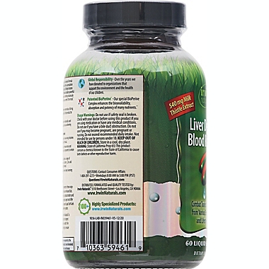Irwin Naturals&reg; 60-Count Liver Detox &amp; Blood Refresh&trade; Liquid Soft-Gels. View a larger version of this product image.