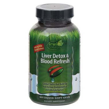 Irwin Naturals&reg; 60-Count Liver Detox &amp; Blood Refresh&trade; Liquid Soft-Gels. View a larger version of this product image.