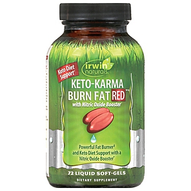 Irwin Naturals&reg; 72-Count Keto-Karma Burn Fat Red Liquid Softgels. View a larger version of this product image.
