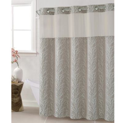 taupe shower curtain bed bath and beyond