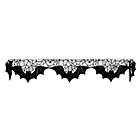 Alternate image 1 for Heritage Lace&reg; Bats 20-Inch x 80-Inch Mantle Scarf in Black