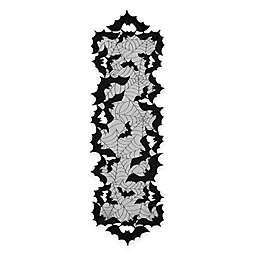 Heritage Lace® Going Batty 48-Inch Table Runner in Black