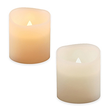 Flickering Battery-Operated Votive Candles (Set of 12). View a larger version of this product image.