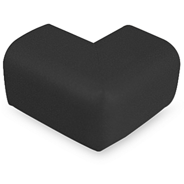 KidKusion&reg; Soft Corner Cushions (Package of 4) in Black. View a larger version of this product image.