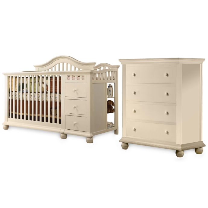Sorelle Cape Cod Nursery Furniture Collection In French White