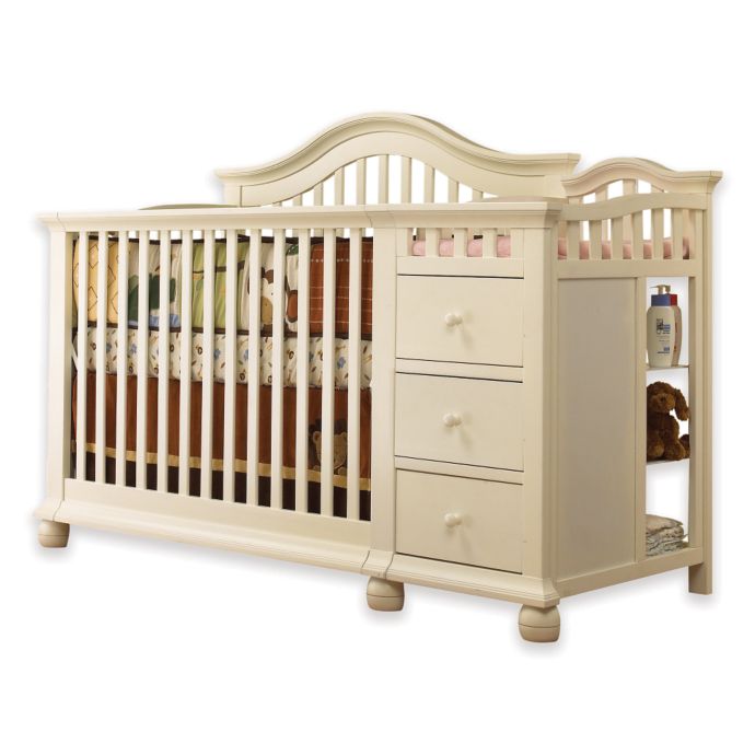 Sorelle Cape Cod 4 In 1 Crib And Changer In French White Buybuy Baby