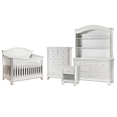 Sorelle Finley Nursery Furniture Collection in White. View a larger version of this product image.