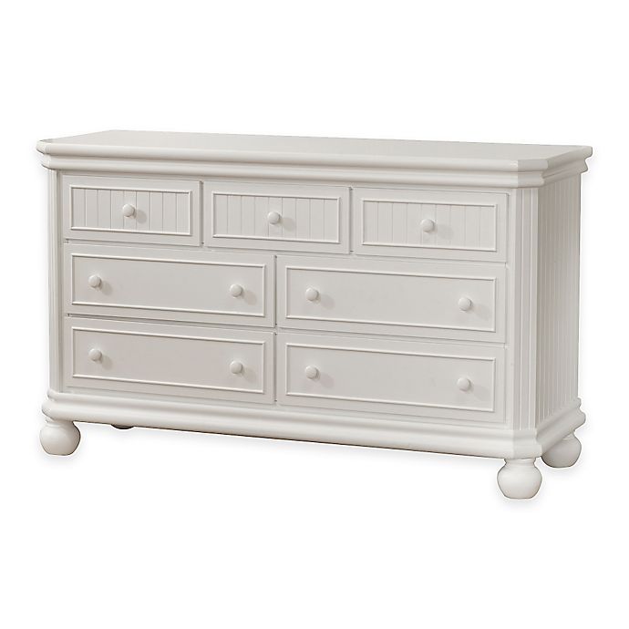 Sorelle Finley 7 Drawer Double Dresser In White Buybuy Baby