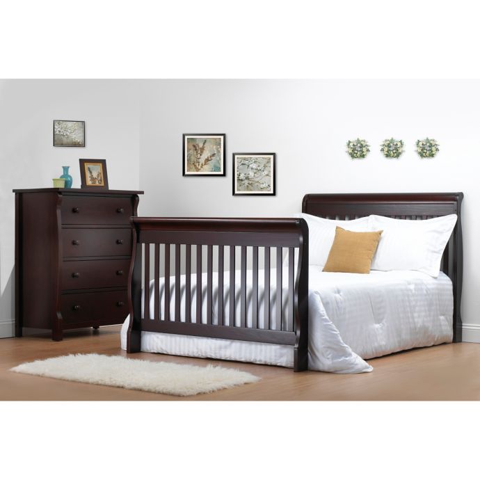 Sorelle Tuscany Full Size Bed Rails In Cherry Buybuy Baby