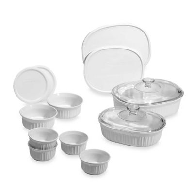 CorningWare&reg; French White&reg; 14-Piece Bakeware Set