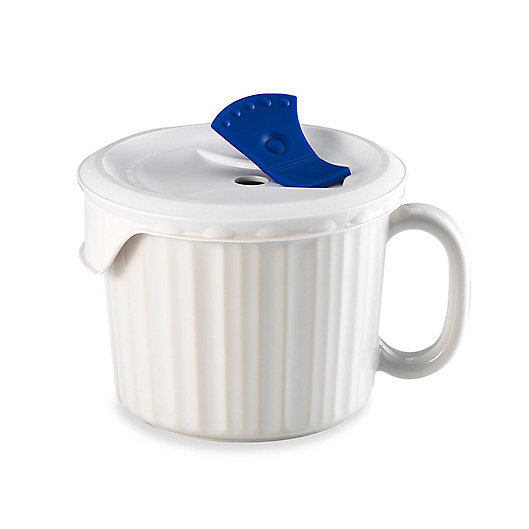 Alternate image 1 for CorningWare® 20-Ounce Mug with Venting Plastic Cover