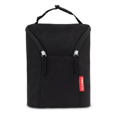 skip hop grab and go double bottle bag