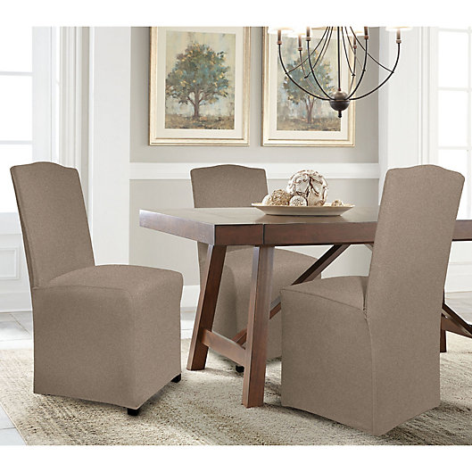 Solid Parsons Chair Slipcover, Slipcover Parson Chairs