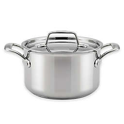 Breville® Thermal Pro™ Clad Stainless Steel 4-Quart Covered Saucepot