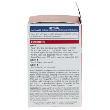 L'Oreal Paris&reg; 1.7 oz. Revitalift Night Moisturizer with Retinol Niacinamide. View a larger version of this product image.