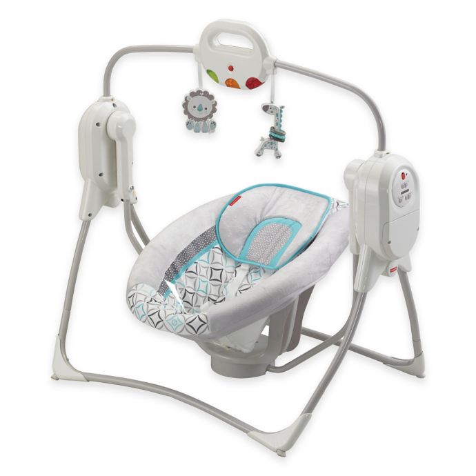 Fisher Price Twinkling Lights Spacesaver Cradle N Swing In