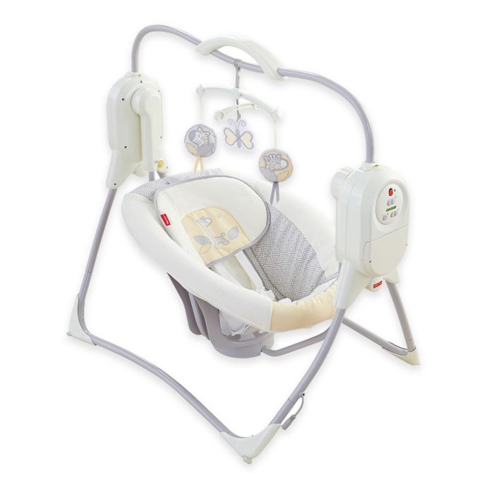 Fisher Price Power Plus Spacesaver Cradle N Swing In Mini