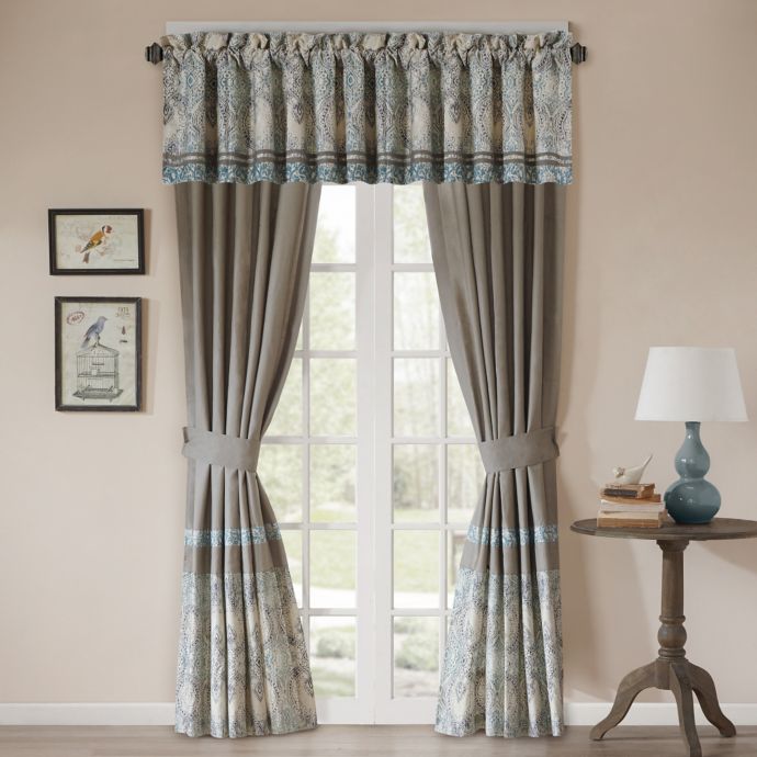 Harbor House Sanya 84 Inch Window Curtain Panel Pair Bed Bath