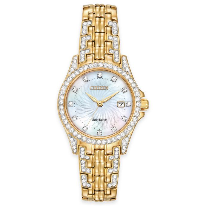 citizen swarovski crystal watch