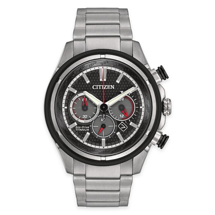 citizen eco drive titanium chronograph