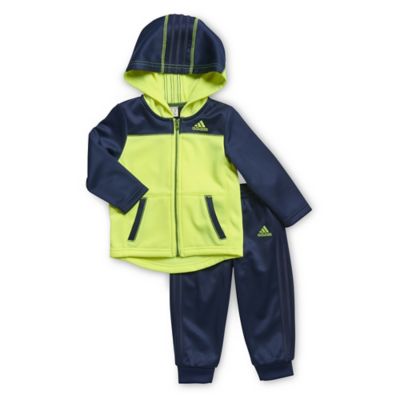 yellow adidas tracksuit toddler