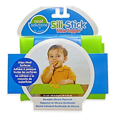 Neat Solutions&reg; Sili-Stick&reg; Table Topper&reg; Reusable Silicone Placemat in Green. View a larger version of this product image.