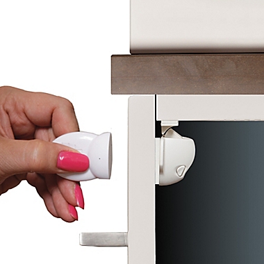 Dreambaby&reg; 4-Pack Adhesive Magnetic Lock. View a larger version of this product image.