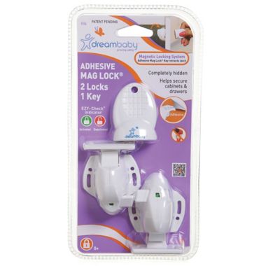Dreambaby&reg; 2-Pack Adhesive Magnetic Locking System. View a larger version of this product image.