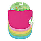 Alternate image 6 for green sprouts&reg; 5-pack Organic Cotton Muslin Bibs in Girls Pink Set