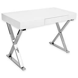 LumiSource® Luster Desk in White